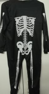 Kids Costumes to Hire - Skeleton CHILD - Onesie - 1pce